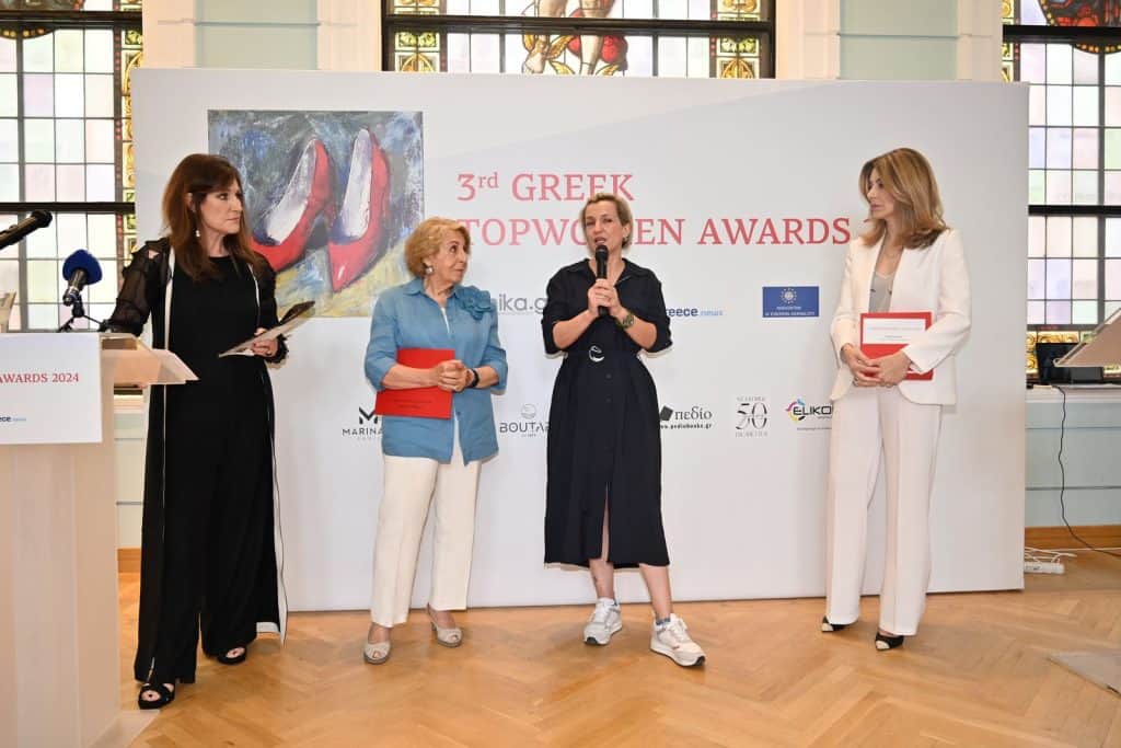 Η κα Ελισάβετ Νίκα της Covariance τιμήθηκε στα 3rd Greek Top Women Awards