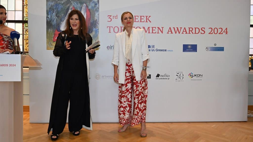 Η κα Ελισάβετ Νίκα της Covariance τιμήθηκε στα 3rd Greek Top Women Awards