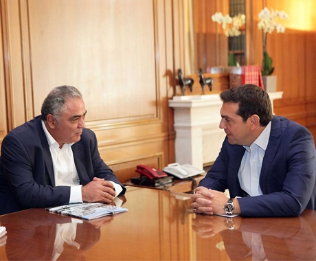 Συνάντηση του Πρωθυπουργού με τον Πρόεδρο του Ε.Ε.Α.