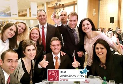 Διάκριση για την ΝΝ Hellas στα Βest Workplaces Hellas 2015