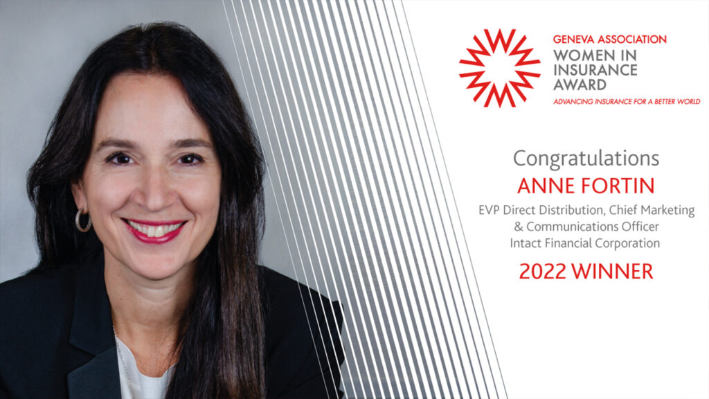 Geneva Association: Το βραβείο Woman in Insurance στην Anne Fortin