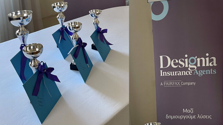 H Designia Insurance Agents βράβευσε τους πρώτους επιτυχόντες του διαγωνισμού πωλήσεων 2022