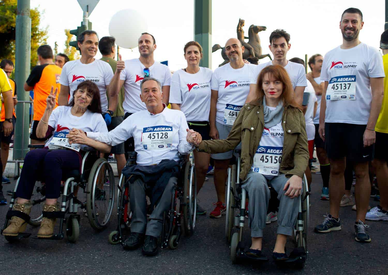 Η ΝΝ Ηellas έτρεξε με τους MDA Runner στον Μαραθώνιο Αθήνας, τον Αυθεντικό