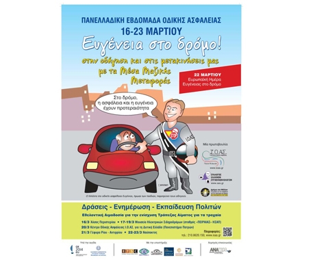 7η Πανελλαδική Εβδομάδα Οδικής Ασφάλειας (16-23 Μαρτίου 2014)