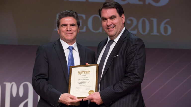 Με το βραβείο Corporate Superbrads Greece 2016 τιμήθηκε η Εθνική Ασφαλιστική