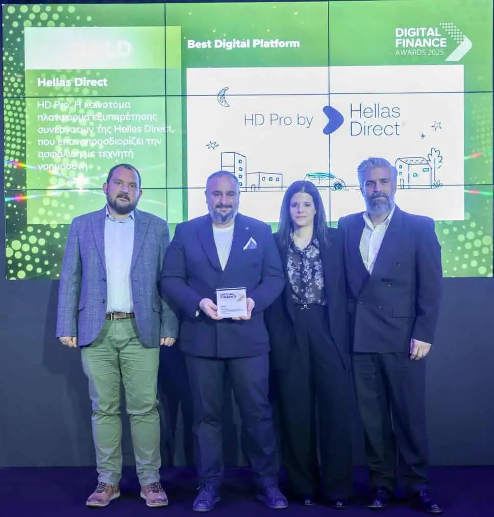 Hellas Direct: 3 χρυσά βραβεία στα Digital Finance Awards 2025