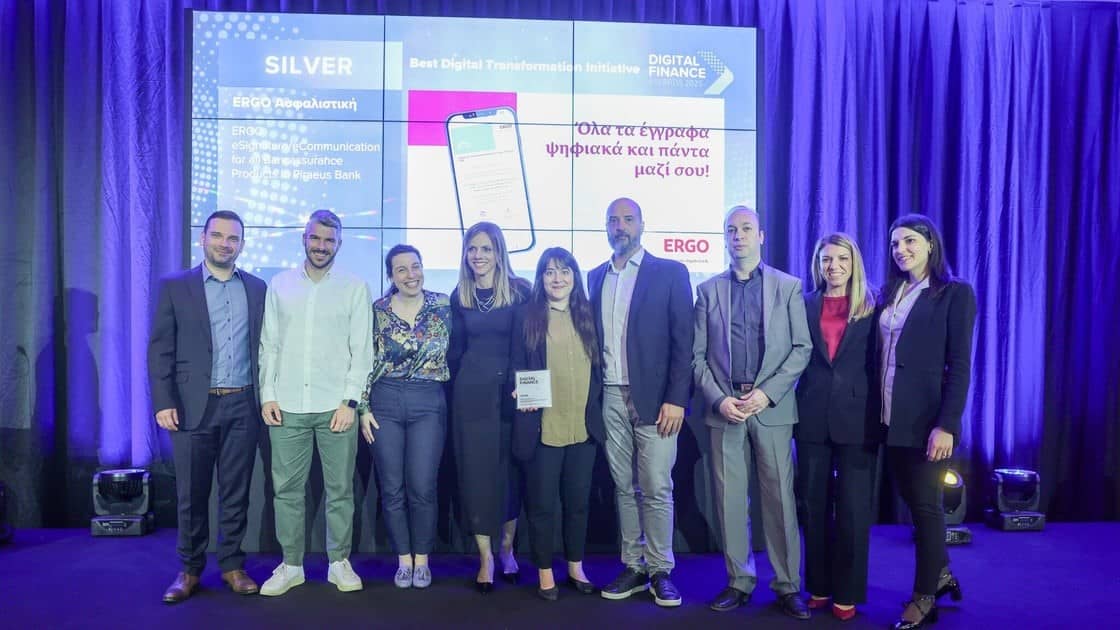 ERGO Ασφαλιστική: Τριπλή διάκριση στα Digital Finance Awards 2025 ERGO Ασφαλιστική: Τριπλή διάκριση στα Digital Finance Awards 2025